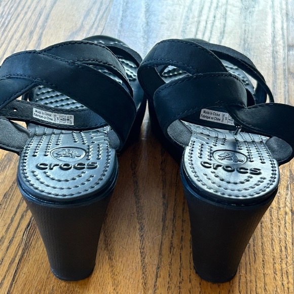 CROCS Black Wedges for Women - Picture 16 of 16